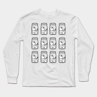 Man in a Jar Sticker Sheet Long Sleeve T-Shirt